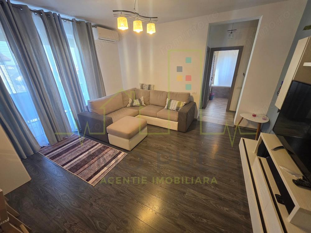 Comision 0%. Bloc nou. Mobilat si utilat. 35 mp spatiu in pod izolat si amenajat