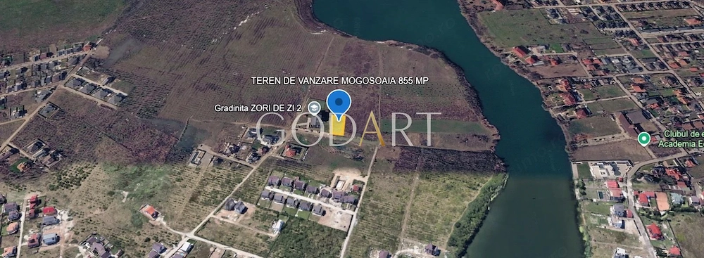 Teren de vânzare în Mogoșoaia | 855 mp | Deschidere 20 m | P+2+M