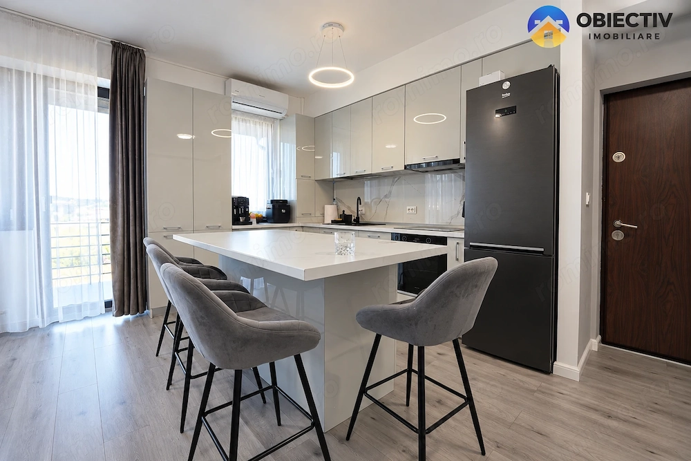 Apartament 2 camere cu boxa, mobilat, bloc 2017 - str. Fermelor
