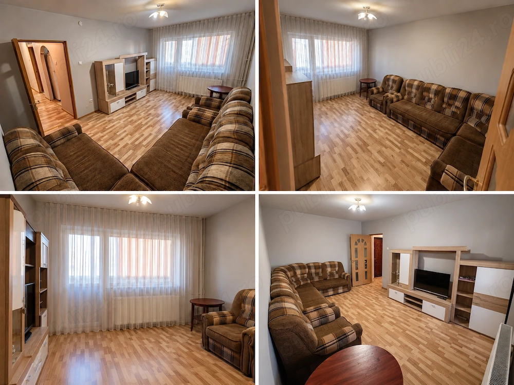 Vand apartament 3 camere decomandat comfort 1, etaj 8 din 10, in Ploiesti, Bulevardul Bucuresti. 