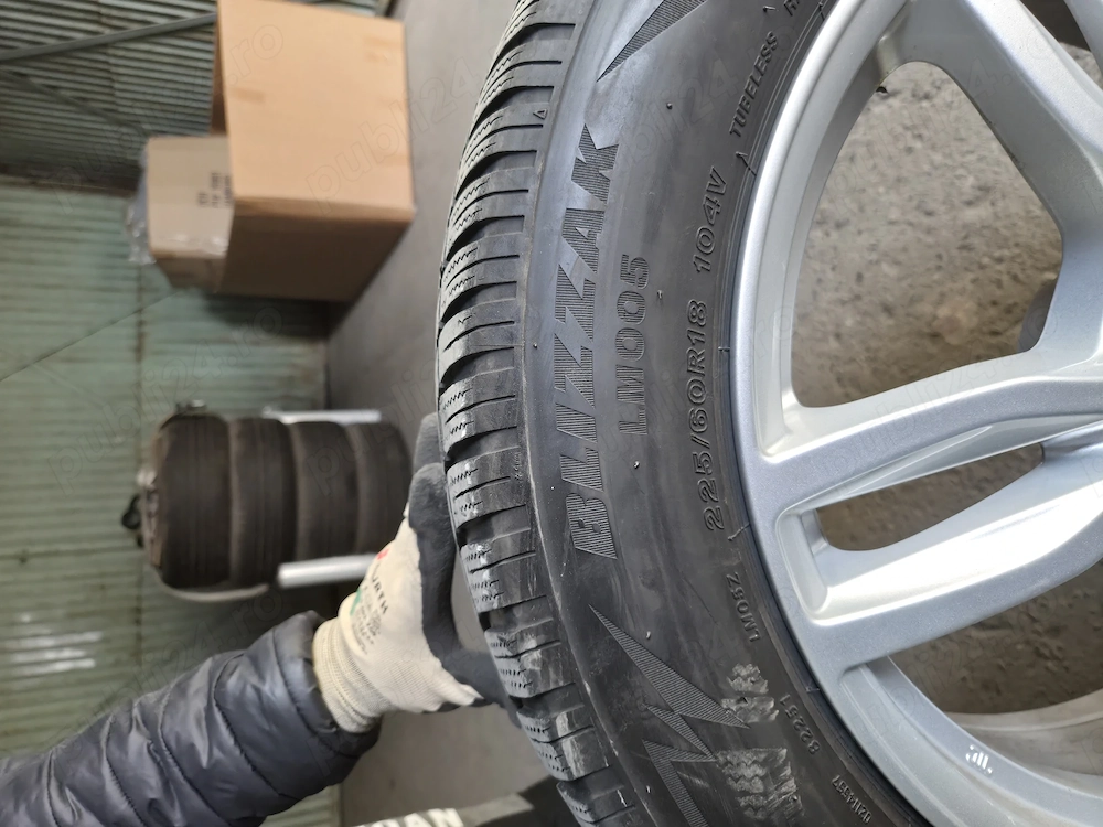 Jante ATS 5x112  R18 X3 G01 + anvelope de iarna Bridgestone si anvelope de vara Yokohama