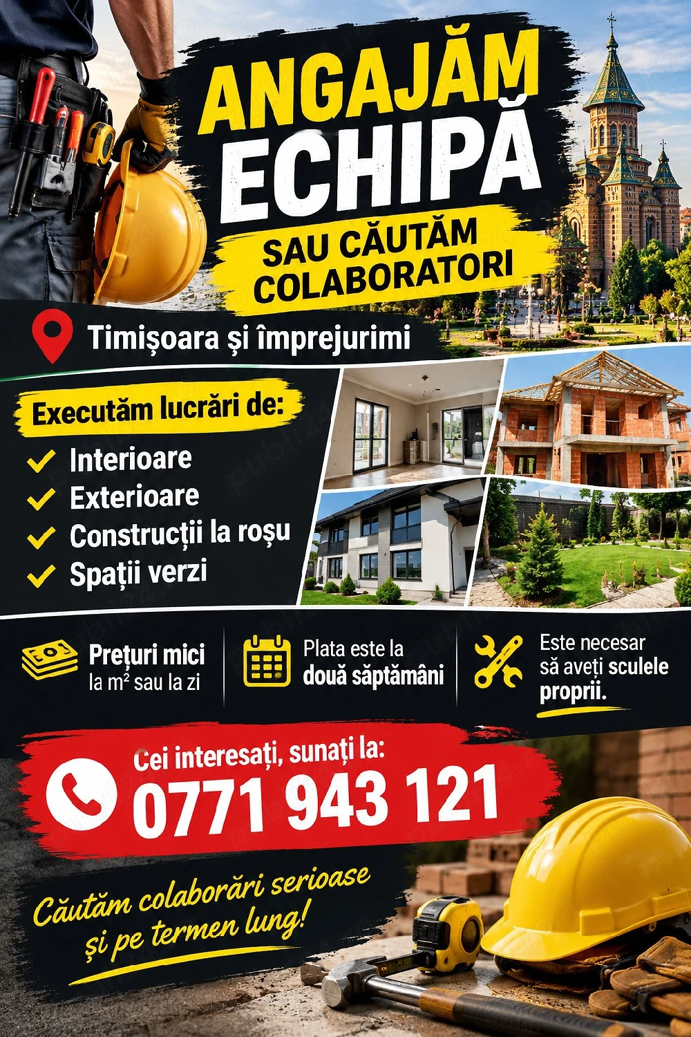 angajăm echipe sau căutăm colaboratori 