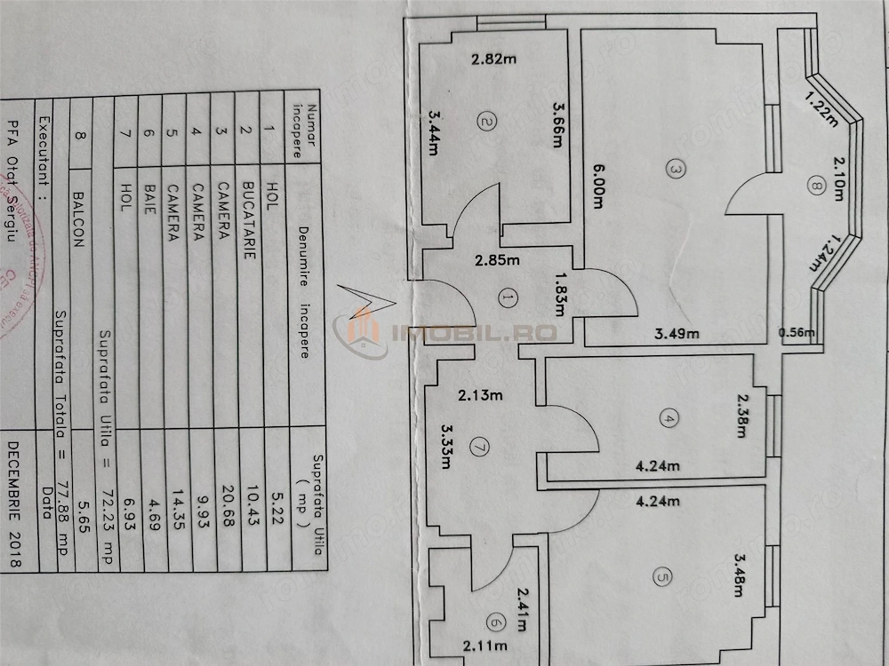 Apartament 3 camere zona Esplanada - Nicolina