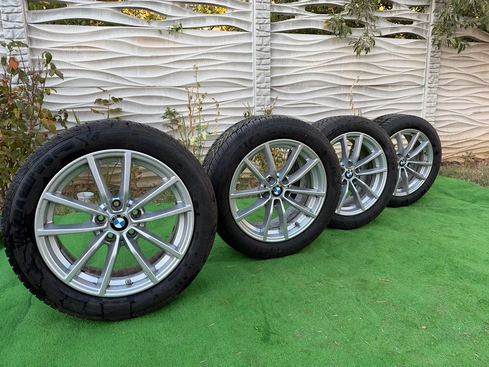 Jante originale BMW 17" + Anvelope Iarnă Goodyear 225/50 R17