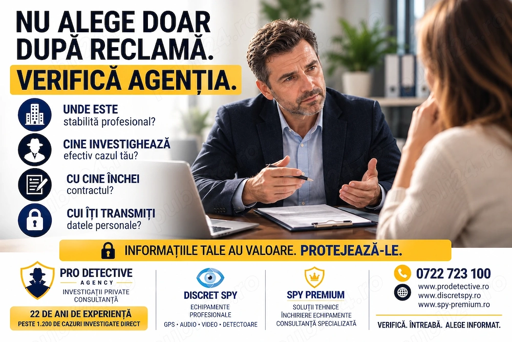 Detectivi particulari profesionisti -Pro Detective Agency Timisoara
