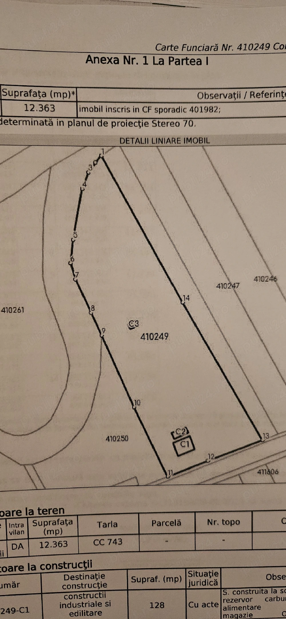 Vand Teren intravilan 1.23 ha