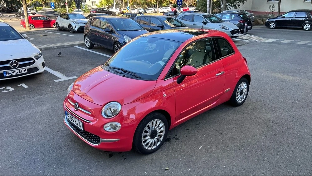 Fiat 5 km, automată, climă, pano, AC, bluetooth, fără accidente