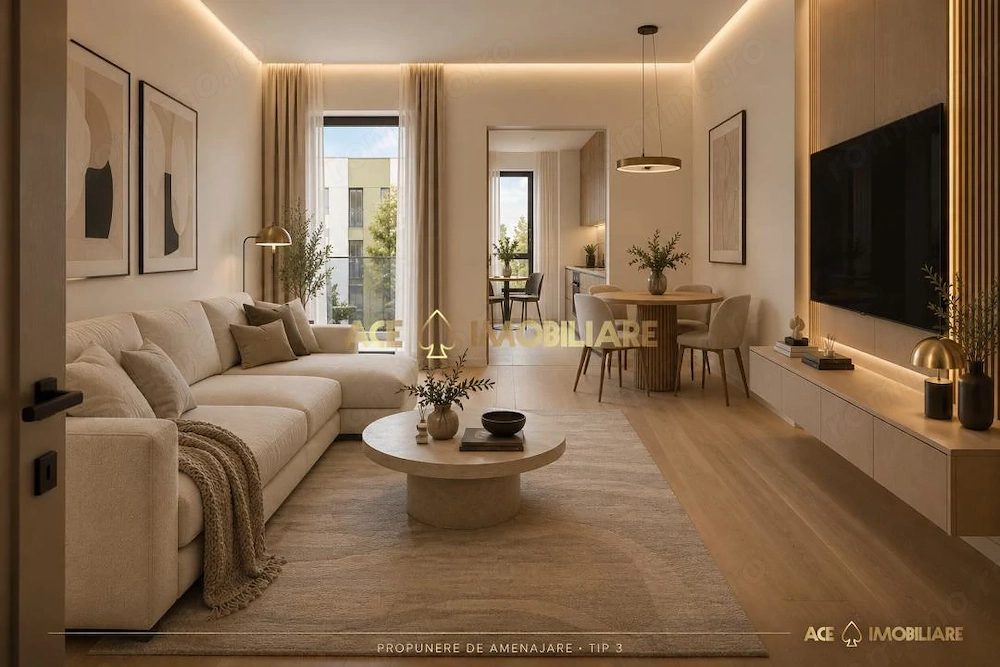 2 camere de vanzare | Popesti Leordeni | Biruintei | 0% Comision | 2027