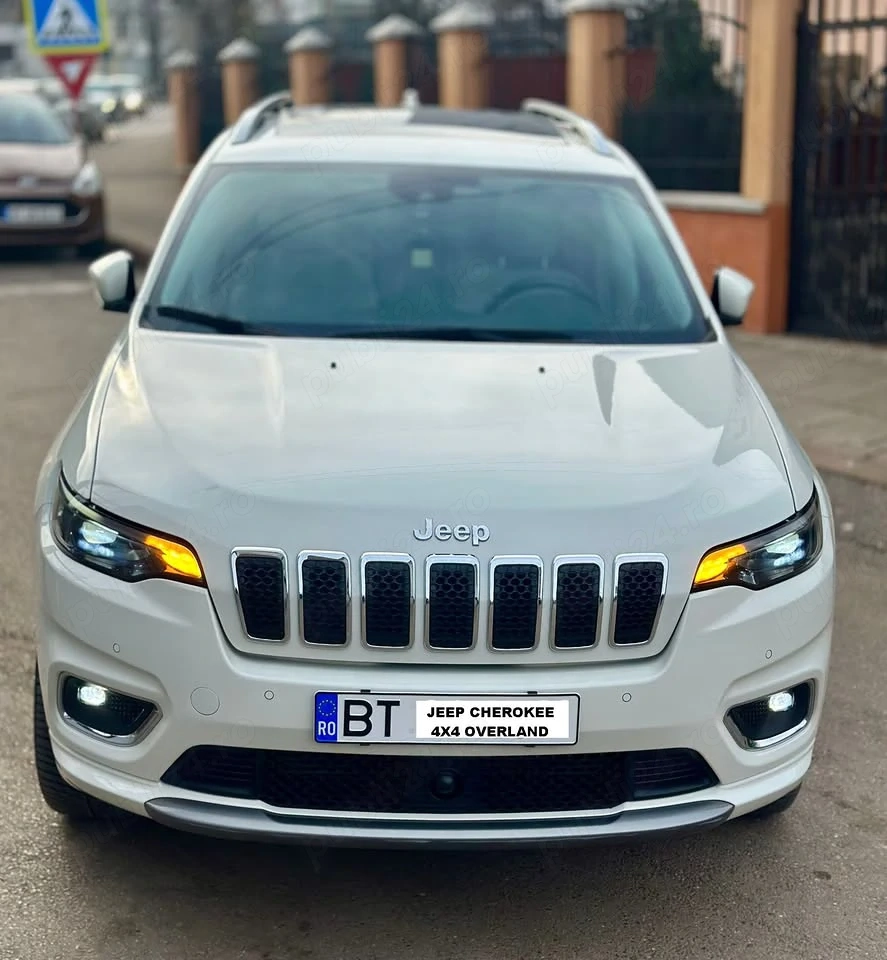 Jeep Cherokee Overland 2.2D 4x4, 2019, 91.000 km REALI, FĂRĂ ACCIDENTE