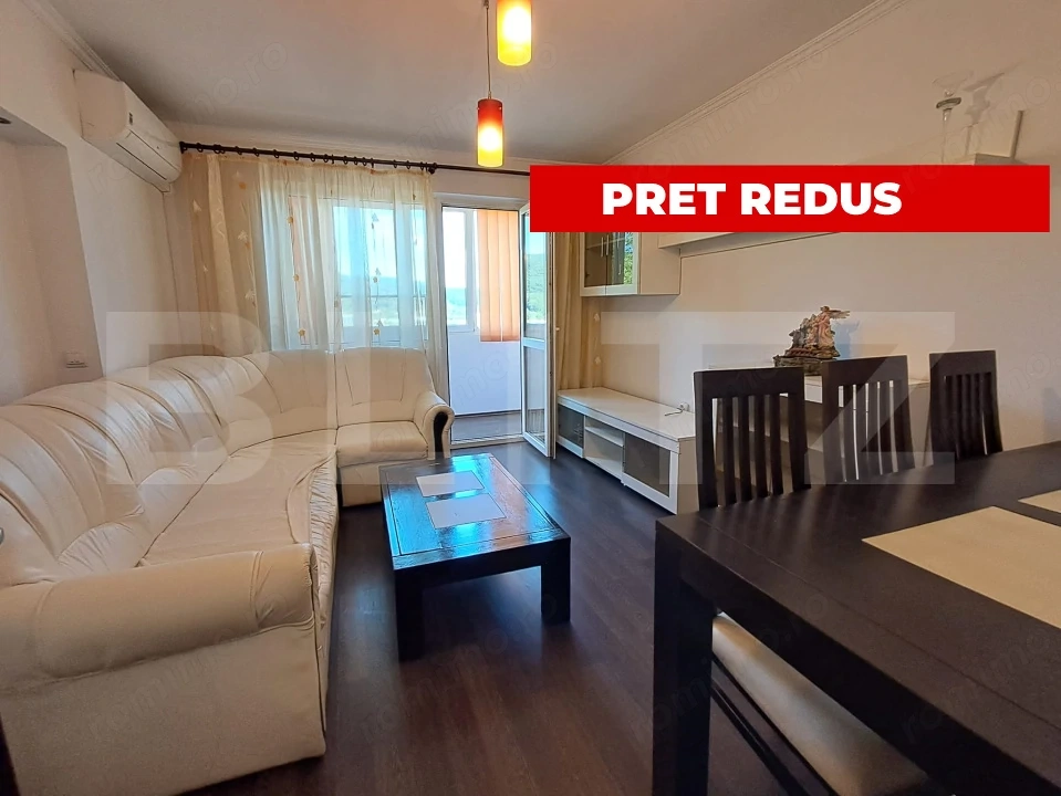 Apartament 3 camere, 55 mp, complet mobilat, la 3 km de Cetatea Sighișoara