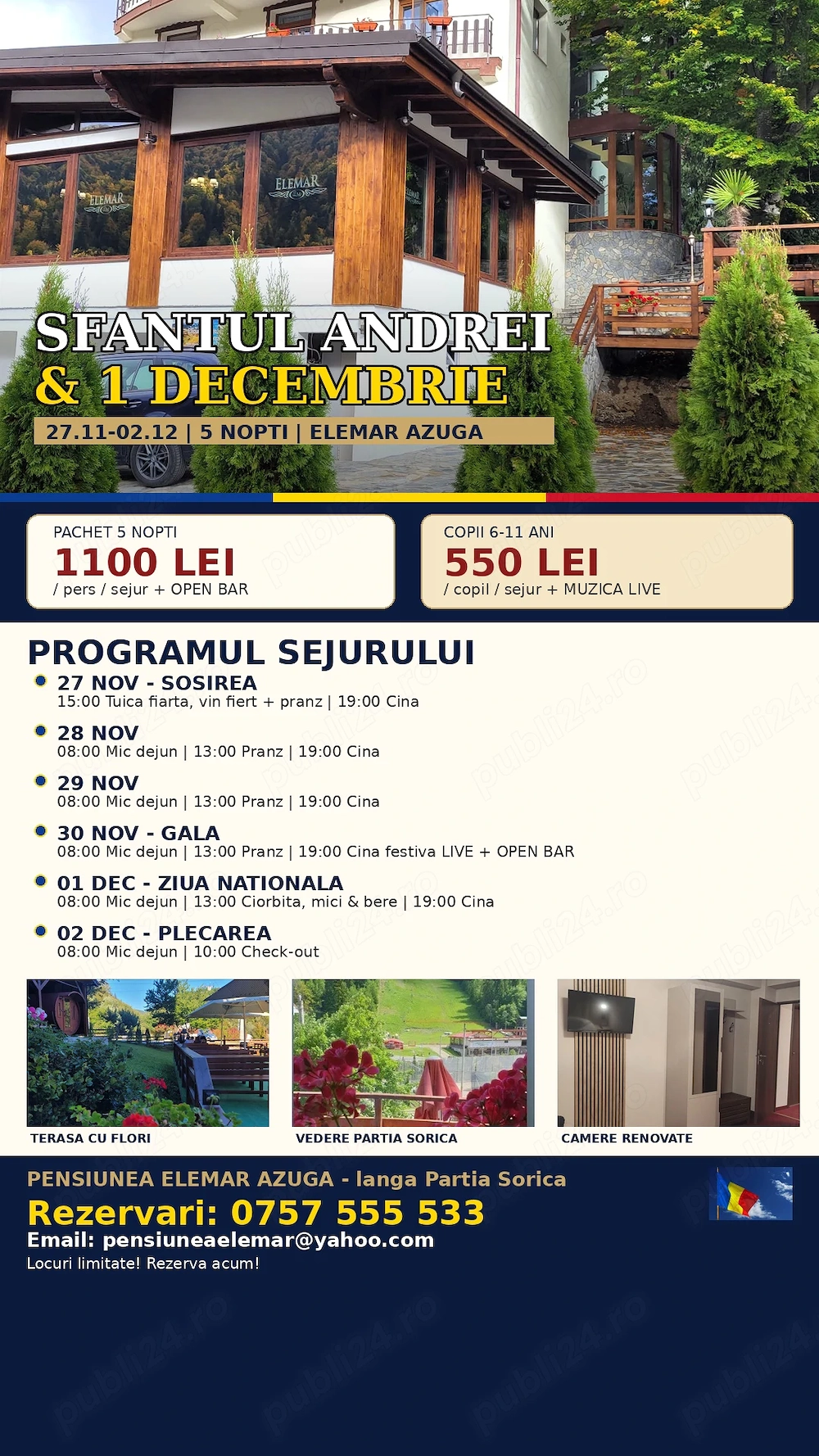 1 Decembrie la munte
