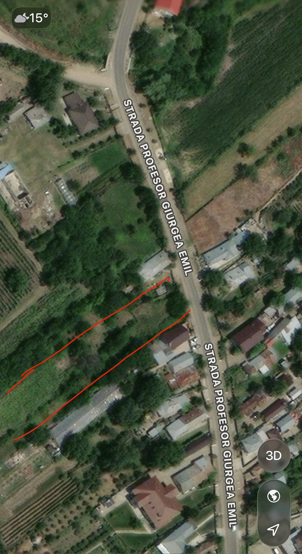 Teren intravilan 1.545 mp   Jariștea