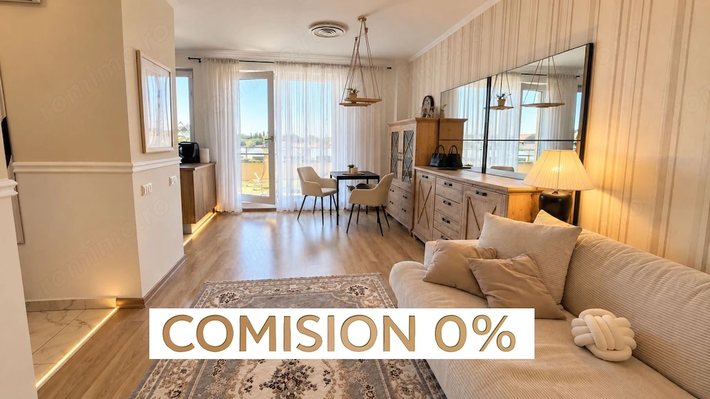 COMISION 0% Apartament 2 Camere | Terasa 38 mp | Etaj 1 | Mobilat Lux