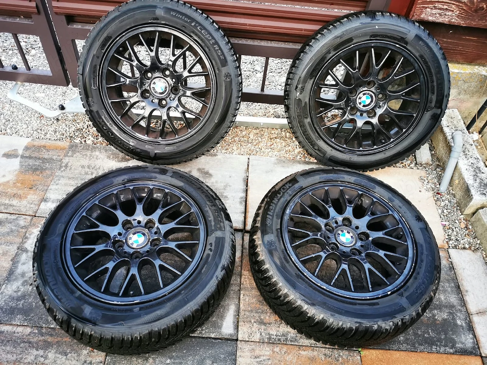 Jante BMW 16" 5x120, anvelope iarna