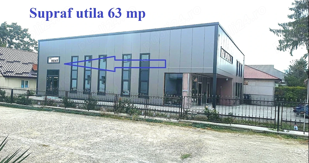 Spatiu Comercial 63 mp de inchiriat Urziceni Calea Bucuresti 