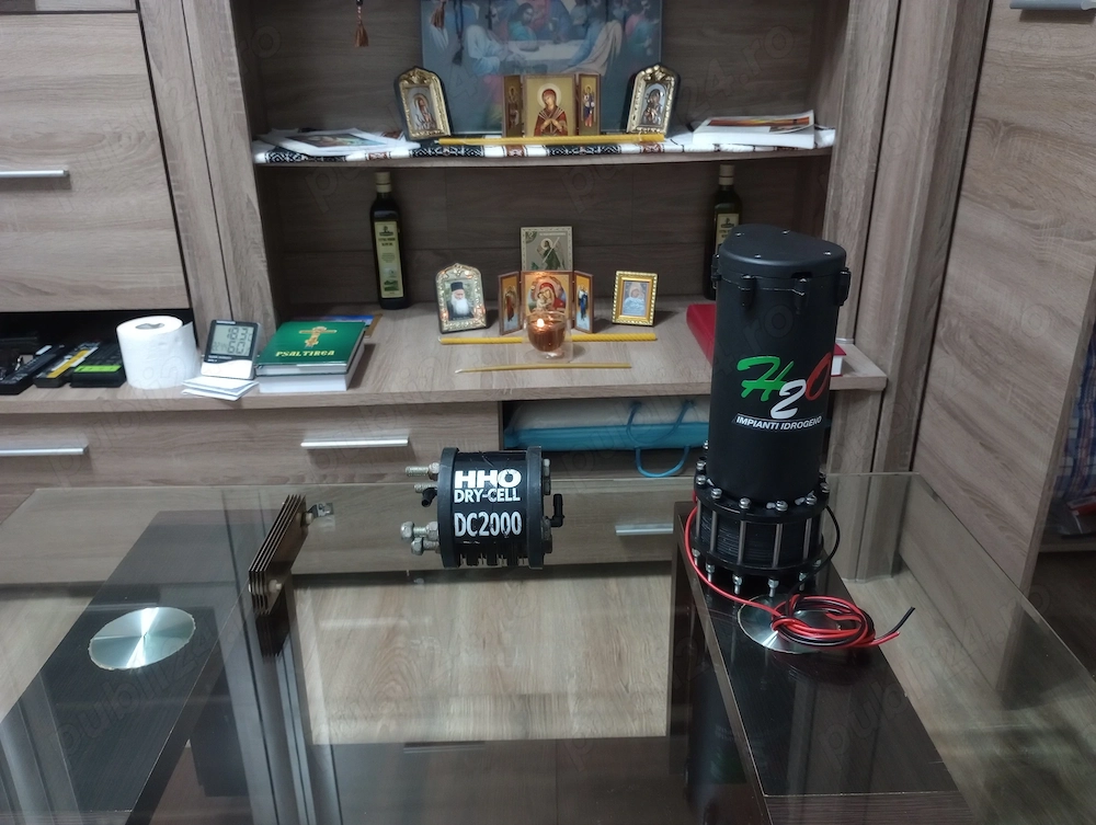 Instalație de Hidrogen la Cerere, auto. Gaz/Combustibil din Apă! Fără acumulare.