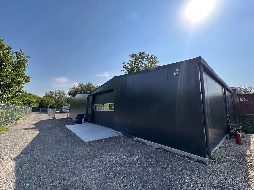 Închiriez hală 150 mp   depozitare   producție   atelier + teren 500 mp + birou 65mp. PROPRIETAR!!