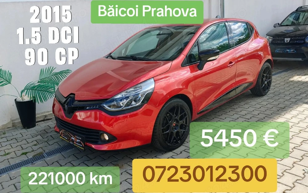 Renault Clio 4 2015 1.5 Dci 90 cp 221000 Km