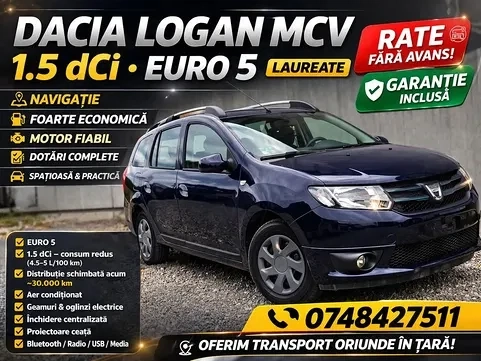 Dacia Logan MCV 1.5 dCi Laureate | 2015 | Navigatie | Euro 5