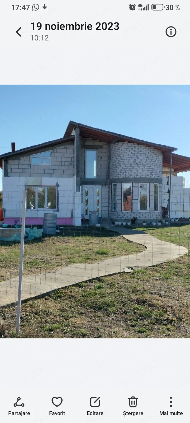 Vând casa P+M și garaj auto cu canal pentru reparatii masini