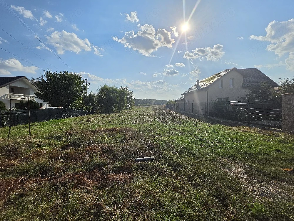 De vânzare teren intravilan 6.100 m2   Lipia (Gruiu)  Deschidere 22 m | Lângă pădure, utilități