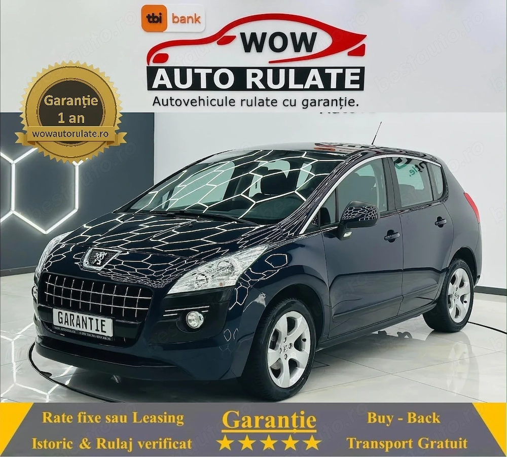 PEUGEOT 3008 2011 1.6D E5 Garantie 12 Luni Rate Avans 0 Doar Cu Buletinul