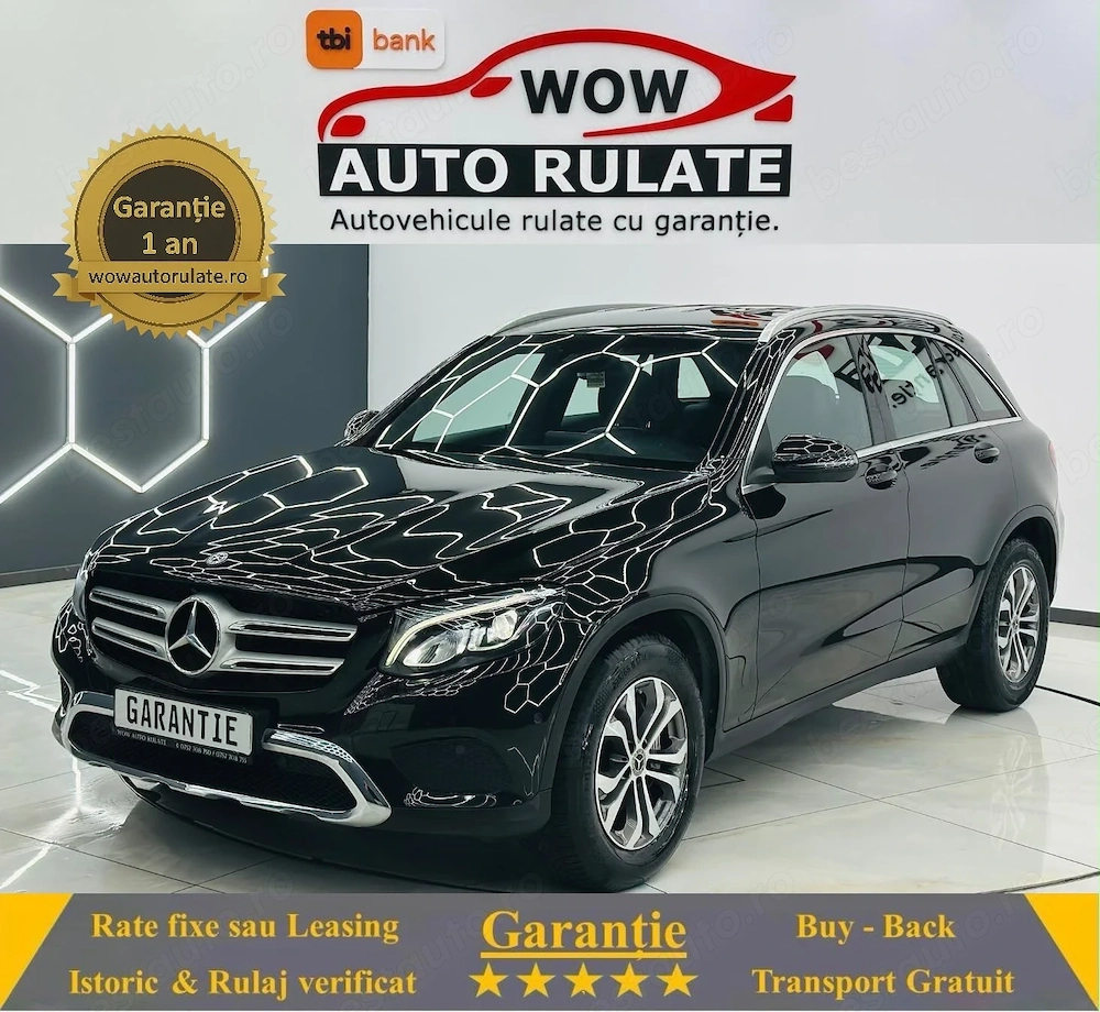 MERCEDESBENZ GLC 250 2018 2.2D E6 4X4 Garantie 12 Luni Rate Avans 0 Doar Cu Buletinul