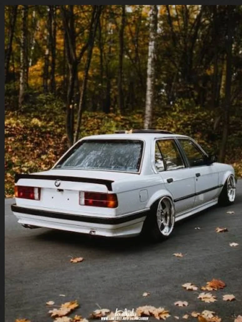 Prelungire bara spate fusta spoiler lip BMW SERIA 3 E30 non facelift 1982-1988 aspect ZENDER