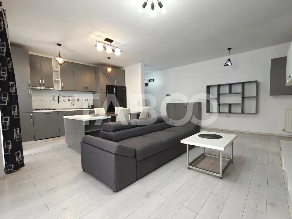 Apartament modern 3 camere - mobilat si utilat - balcon si parcare