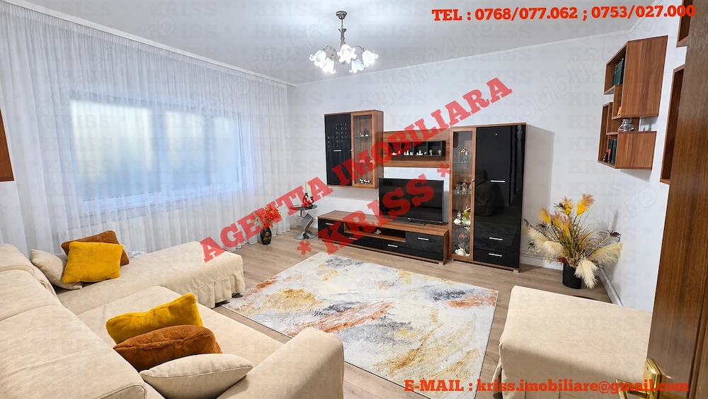 OFERTĂ! Apartament 3 Camere PRUNDU-KAUFLAND Confort 1 Decomandat Renovat Total 2 Băi 2 Balcoane 75Mp