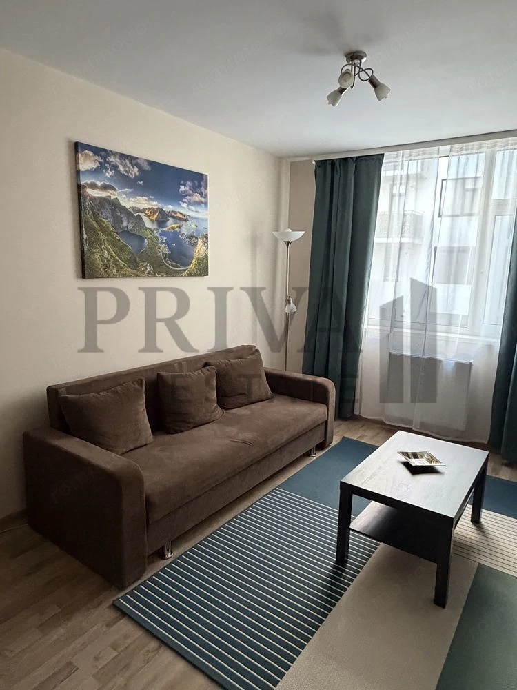 Apartament mobilat 1 camera, etaj 3, lift, parcare, City of Mara