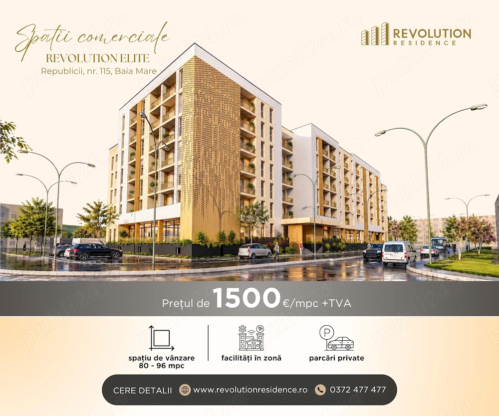 NEW! COMISION 0% - Spatiu Comercial   Bdul Republicii 115, Baia Mare