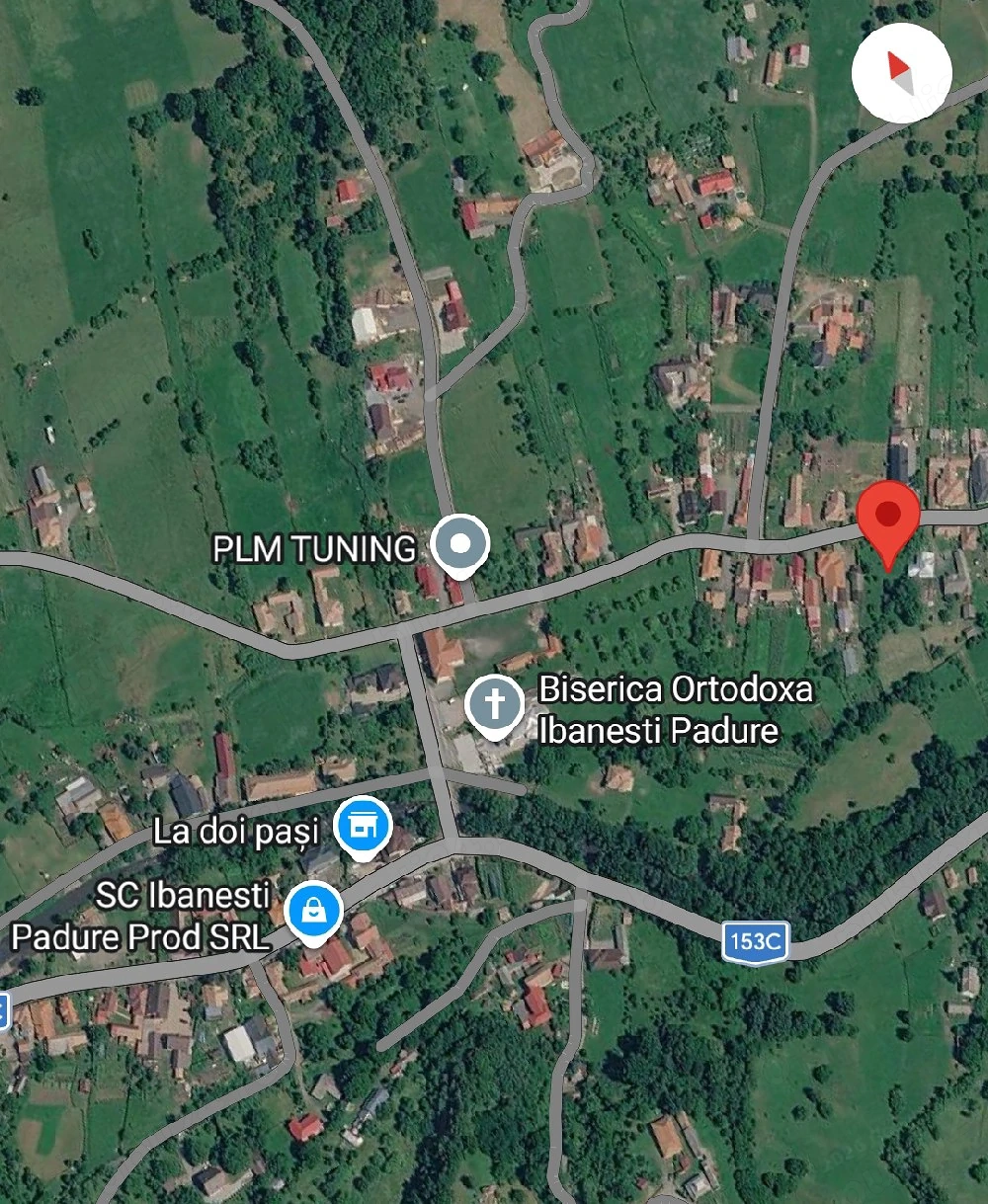 Teren intravilan Ibănești Pădure Mureș zonă Via Transilvanica 