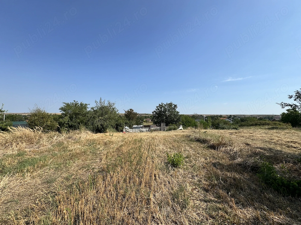 Teren intravilan 860 mp   pielești, dolj   vedere panoramică   50.000  