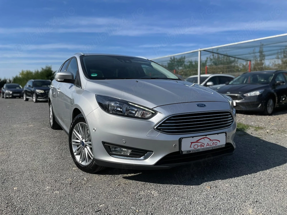 Ford Focus Titanium Facelift 04 2018, TDCI 120cp Euro 6, Navigatie, Dublu Climatronic,Camera,Senzori