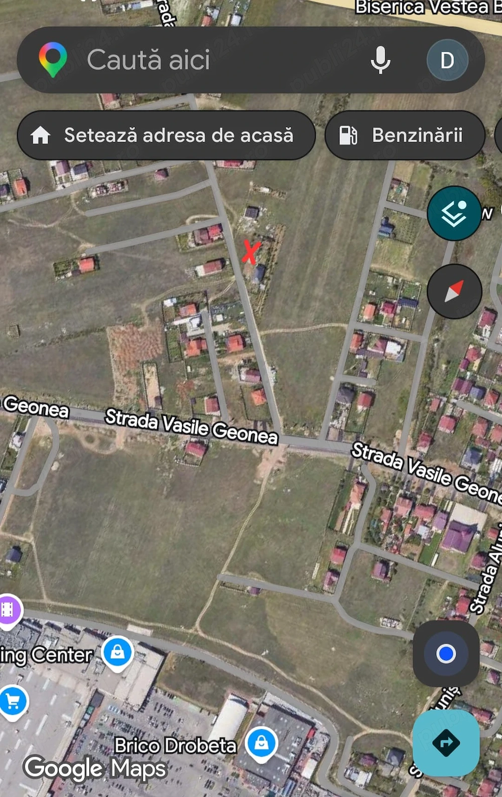 Teren intravilan 570 mp   Zona Aeroport Carrefour | Utilități