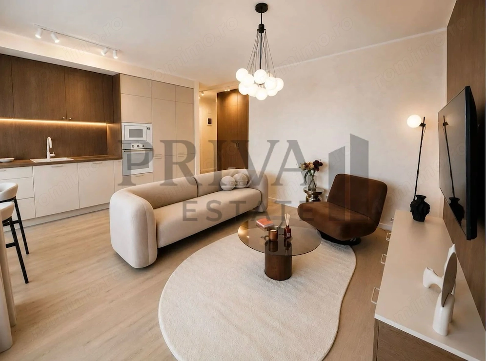 Apartament lux 2 camere, 52 mp, etaj 10, parcare, Nord One Brediceanu