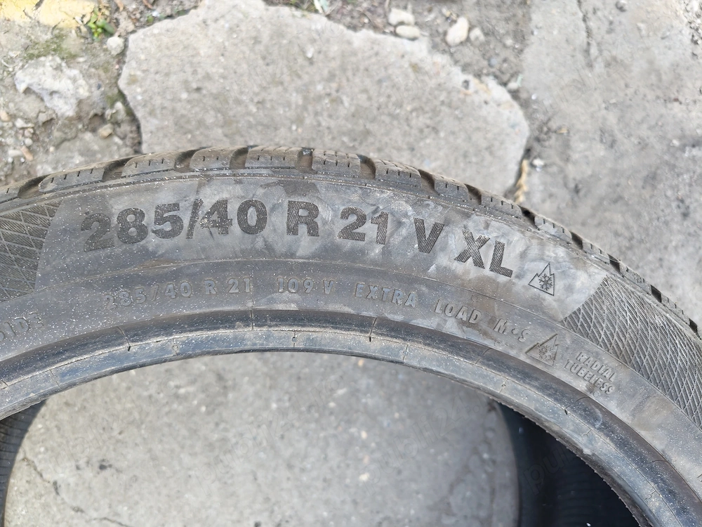 ❄️ Set Continental WINTERCONTACT 85/40 R21 V XL - 6MM ❄️
