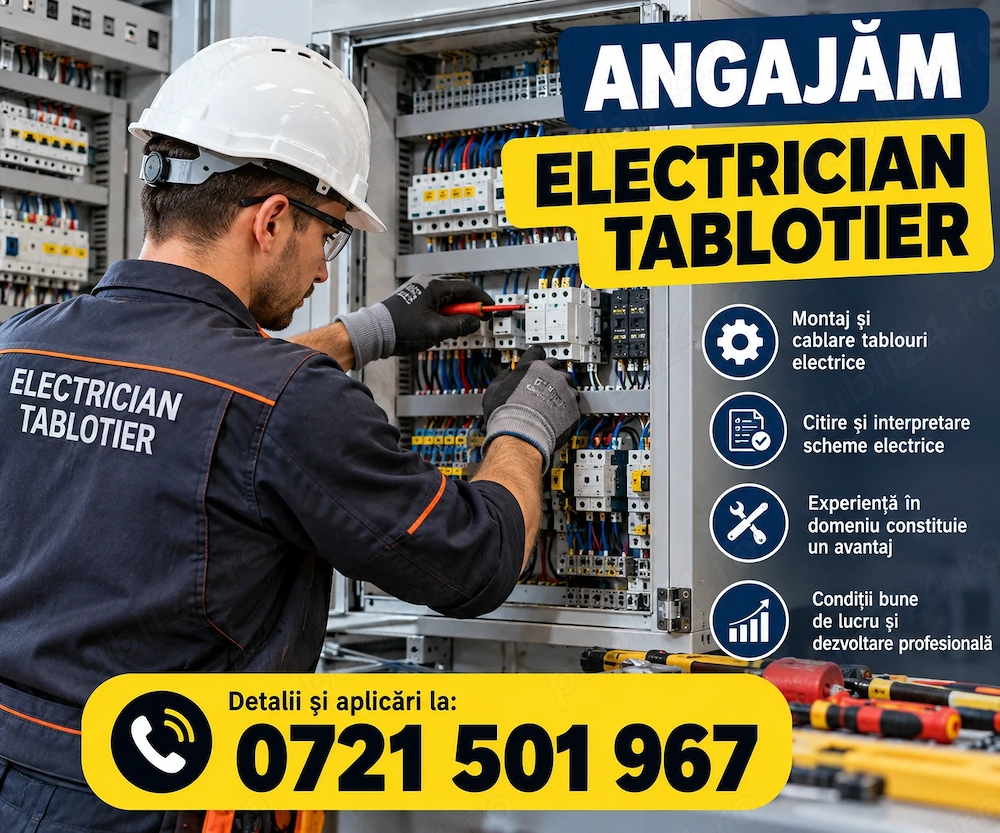 Electrician asamblare tablouri electrice - Brasov