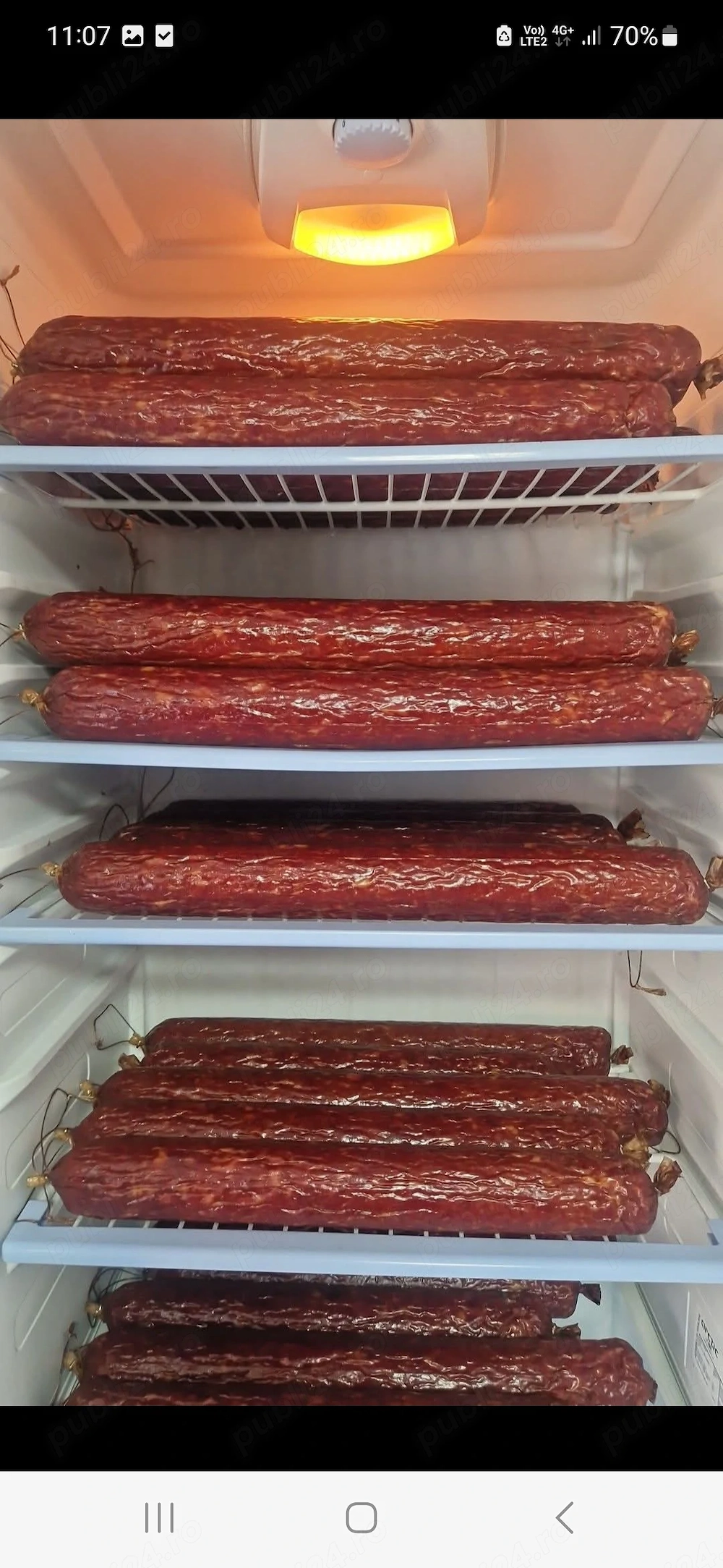 Vand salam din carne de struț 