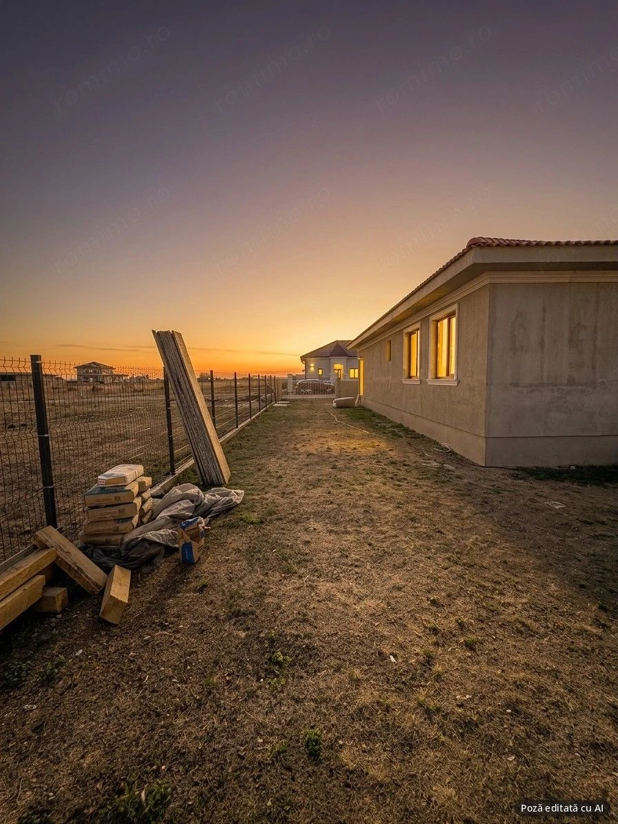 Casă individuală parter, 4 camere, teren 520 mp, Giroc – Rudicica