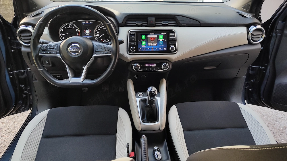 Nissan Micra model Tekna 29.500 km reali an fab.2019 motor 1.0 turbo 101 cp 