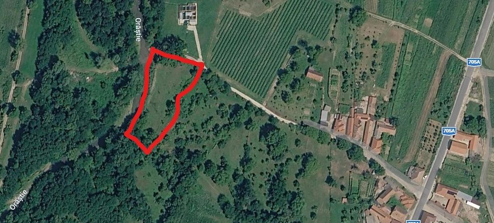 Vand teren 3000 m2 , sat Bucium , Comuna Orastioara de Sus , HD