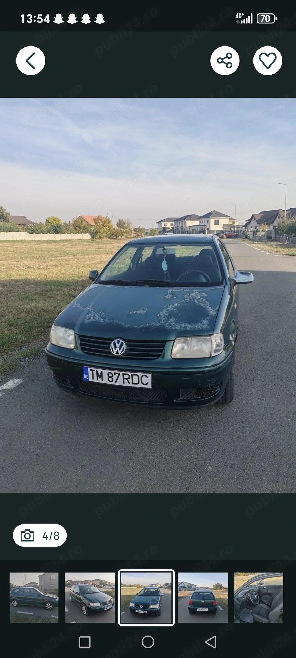 Vând vw polo 6n2 1.4 benzina 