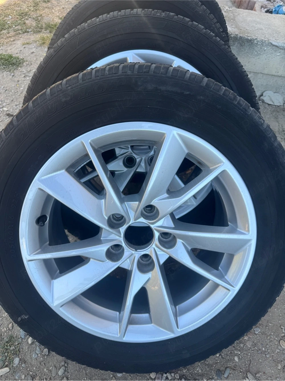 Jante Audi A4 cu anvelope de iarna