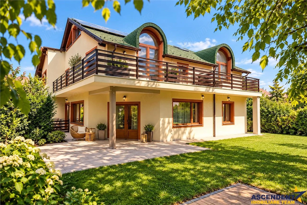 Vila exclusivista Sacele, 4 minute de Brasov, 385 mp utili, 630 mp teren, 3 zone de locuit, garaj, i