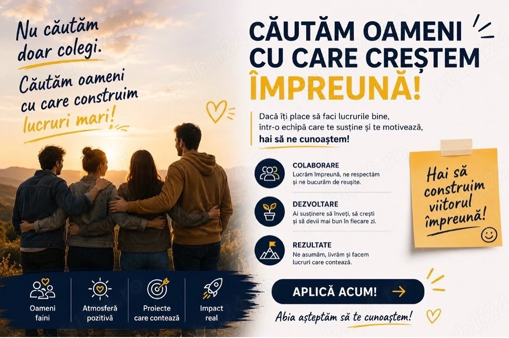 Oportunitate de lucru de acasa