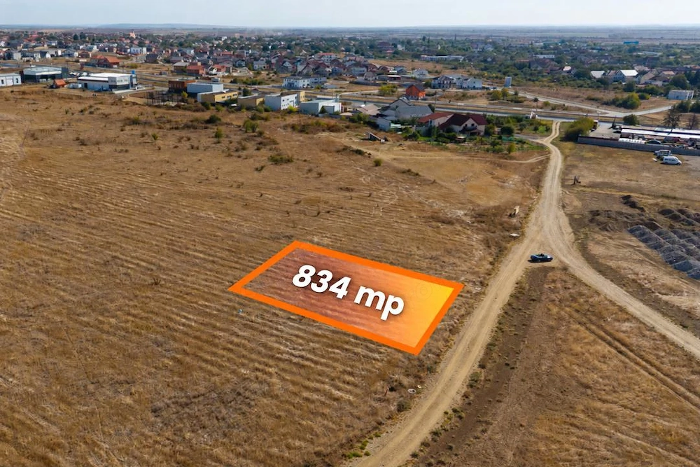 Teren 834 mp Giarmata | Posibilitate construire duplex | Comision 0%
