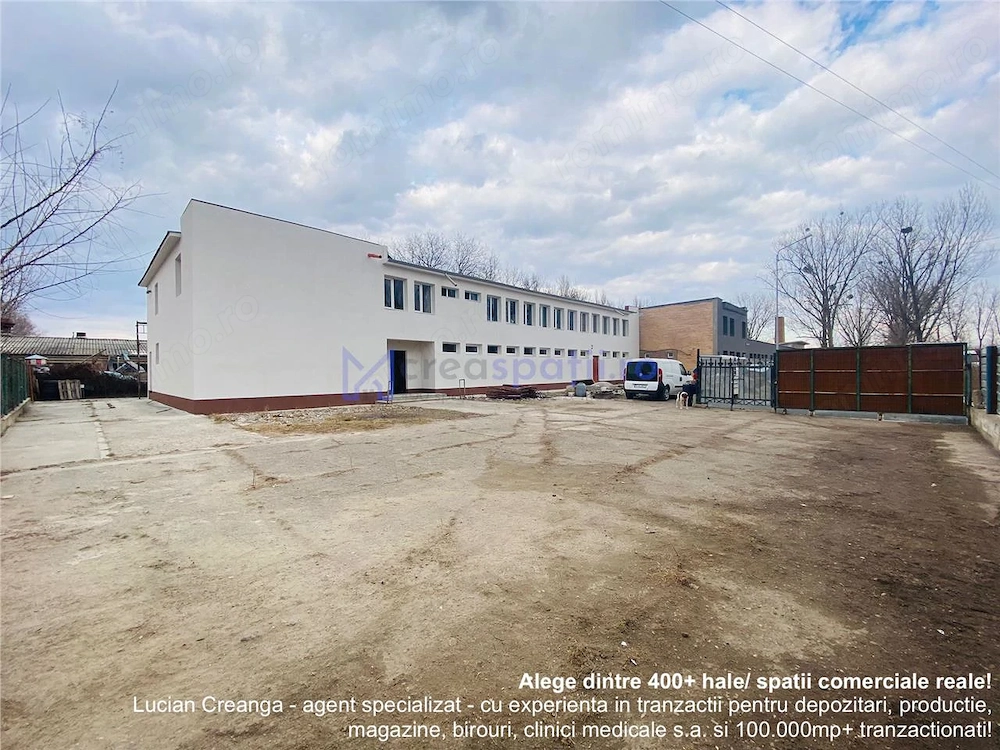 Spatii birouri, depozitare de la 10mp la 250mp, Tomesti, zona Fabrica Bere 7 Coline