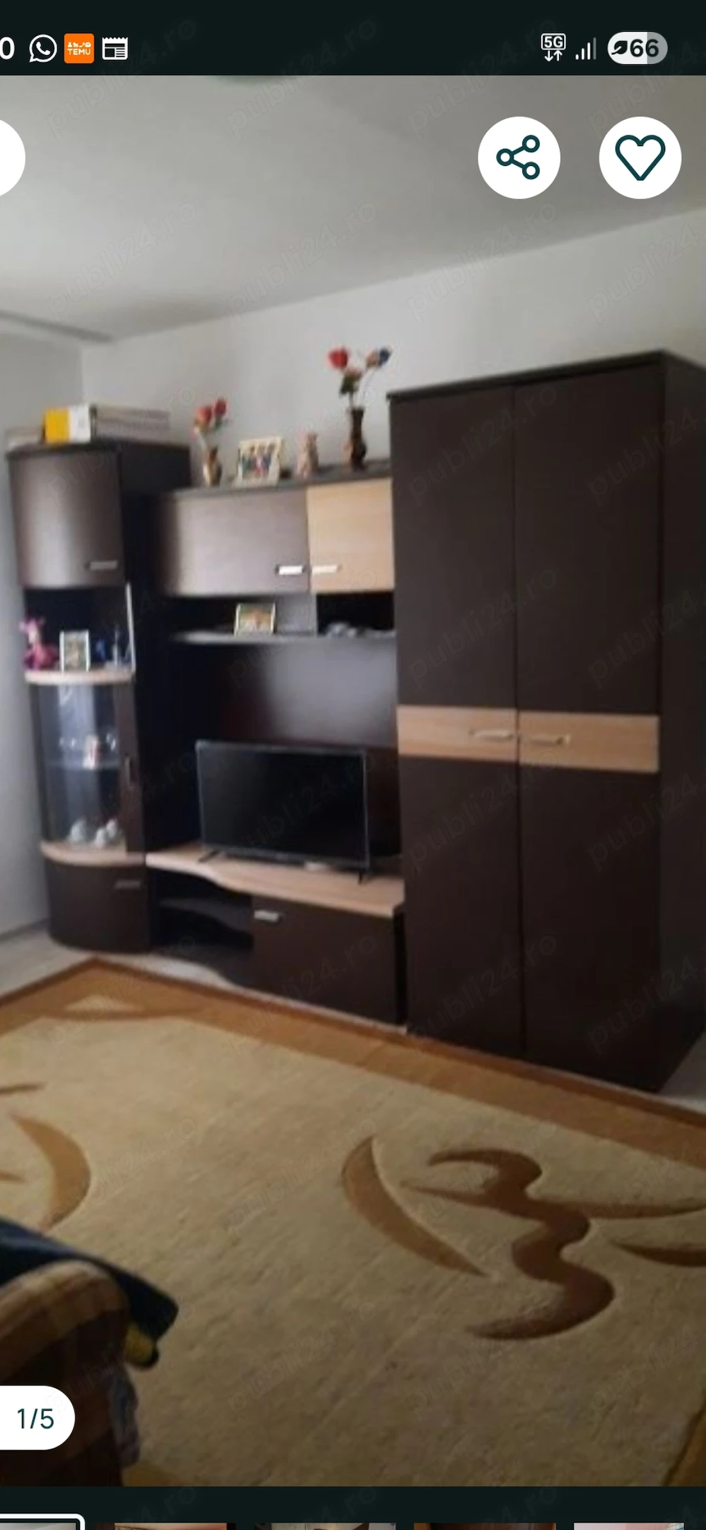 Inchiriez apartament 2 camere zBrazda centrala noua - Craiova